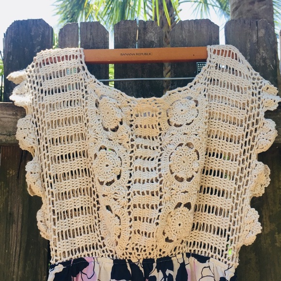 Kimchi Blue UO Crochet & Floral Summer Dress - Picture 5 of 6